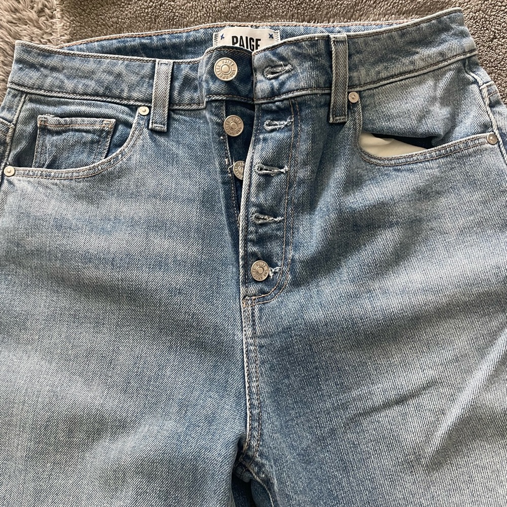 Light Wash high waisted Paige Denim Jeans